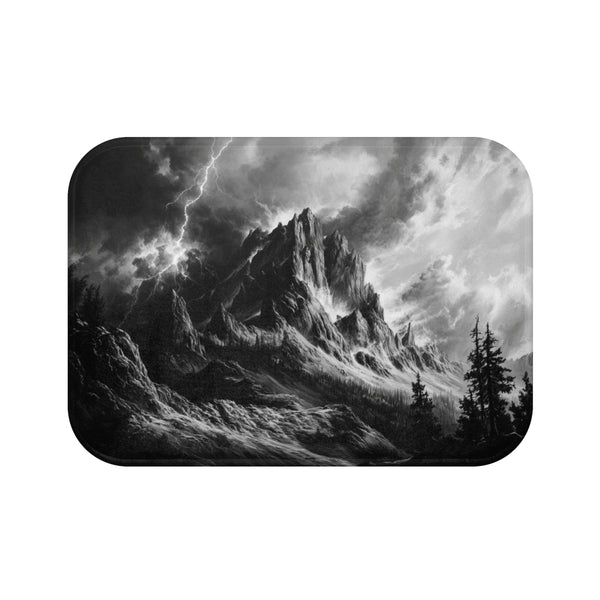 "Thunder Hollow Mountain Bath Mat"