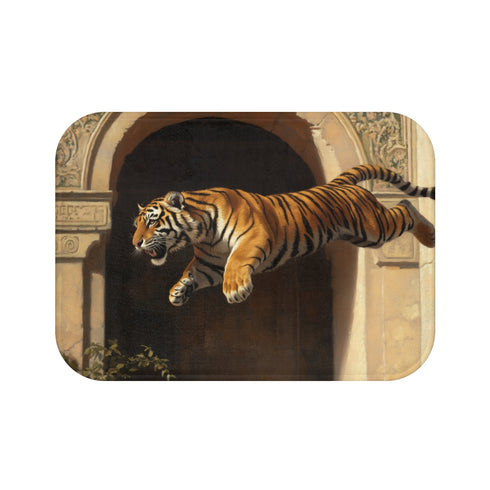 Tiger Portal Bath Mat Design