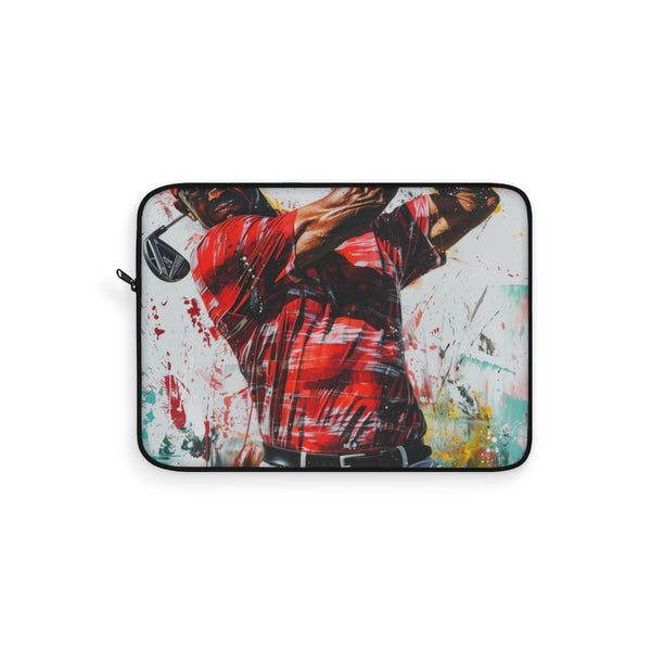 "Tiger Print Laptop Sleeve: Wild Protection"