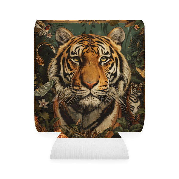 Tiger Stripe Can Cooler Sleeve