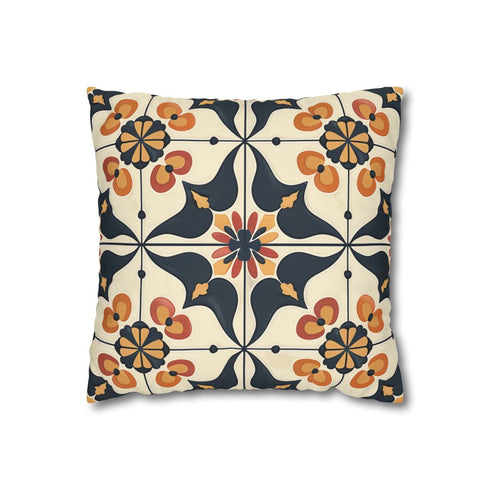 Tile Art Pillowcase: Elegant Design