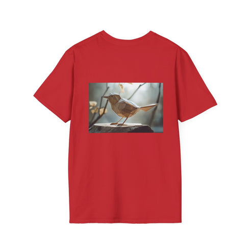 Time Folded Bird T Shirt