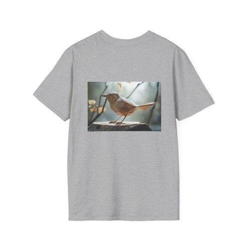 Time Folded Bird T Shirt