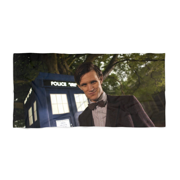 "Time Lord Beach Towel: Matt Smith"