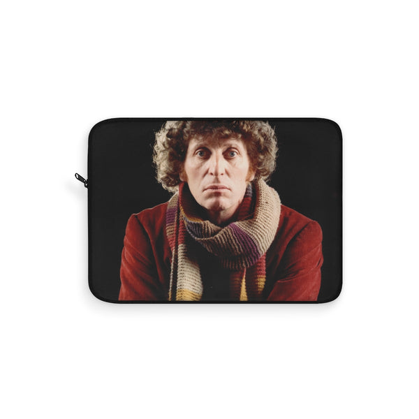 "Time-Traveler Laptop Sleeve: Tom Baker"