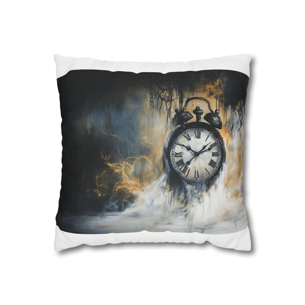 "Timeless Melting Clock Pillowcase: Embrace Transience"