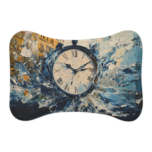 "Timeless Pet Mat: Fleeting Nature"