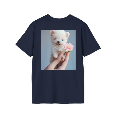 Tiny Poodle Puppy Perch Tee