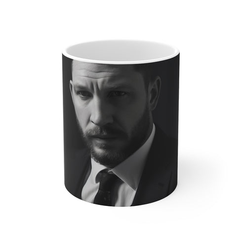 "Tom Hardy Keepsake Mug: Bold and Handsome"
