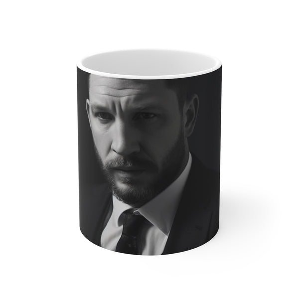 "Tom Hardy Keepsake Mug: Bold and Handsome"