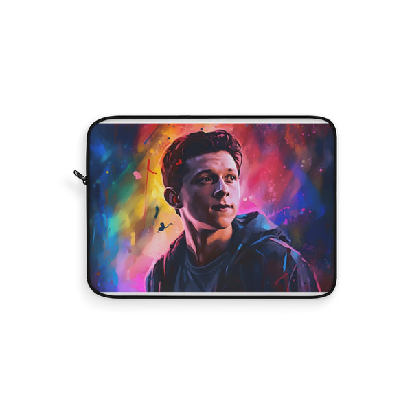 Tom Holland Watercolor Neon Laptop Sleeve: Dare to Stand Out!