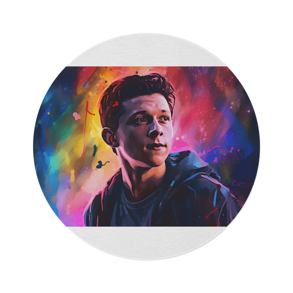 "Tom Holland Watercolor Round Rug"