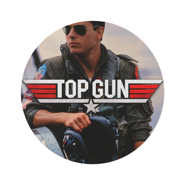 "Top Gun 3 Round Rug: Elevate Your Decor with Hollywood Flair!"