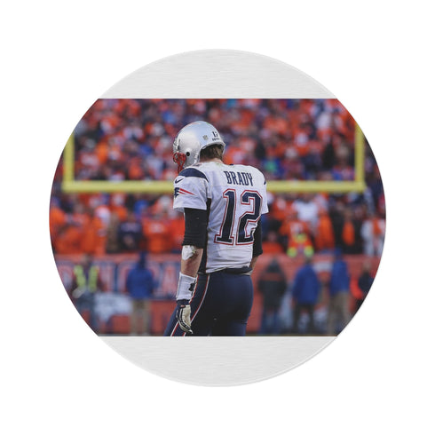 Touchdown Tom Brady Round Rug