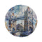 Tower Bridge Watercolor Round Rug