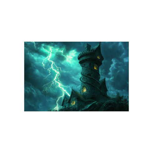 Tower Enveloped by Lightning Serpents