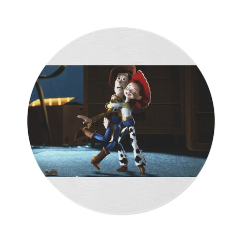 "Toy Story 2 Round Rug: Woody & Jessie Adventure"