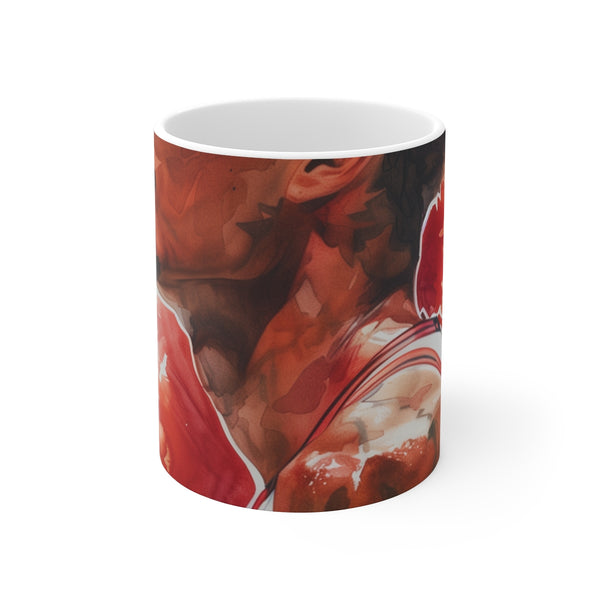 "Trae Young Watercolor Mug Masterpiece"