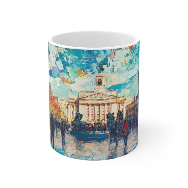 "Trafalgar Square London Art Mug"