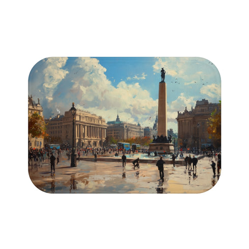 "Trafalgar Square London Inspired Bath Mat"