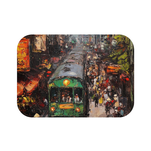 "Train Street Bliss Bath Mat"