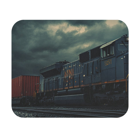 Train Tracks Mouse Pad All Aboard for Productivity!