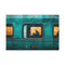 Train with Windows Showing Different Rea — 24×16 Canvas Wall Art — Front Gallery-Wrapped Canvas View