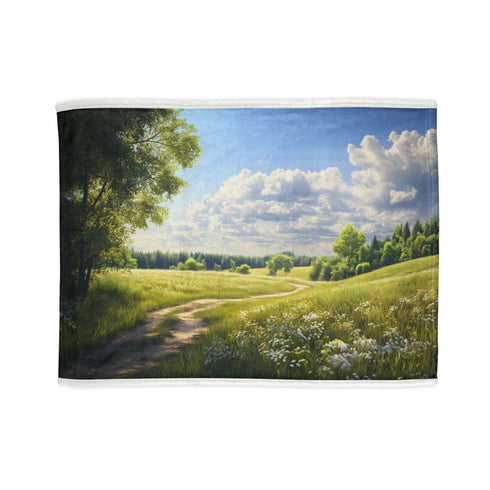 Tranquil Countryside Bed Cover: Embrace Serenity