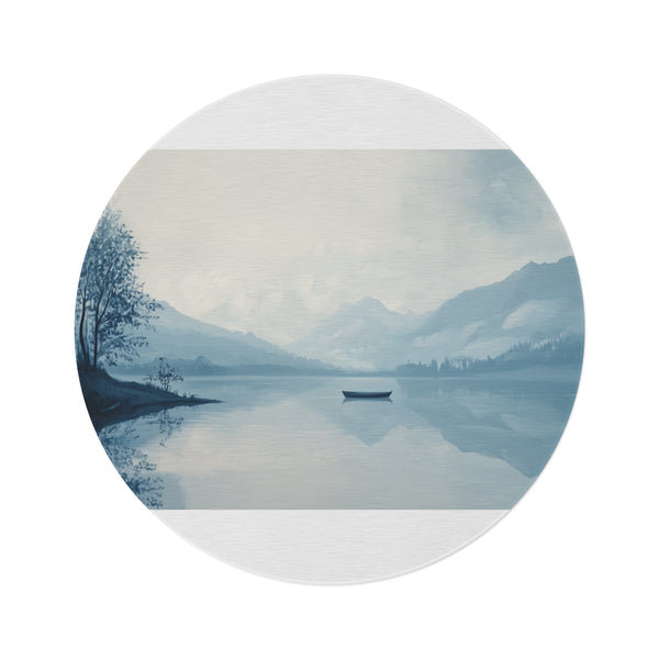 "Tranquil Nature Round Rug"