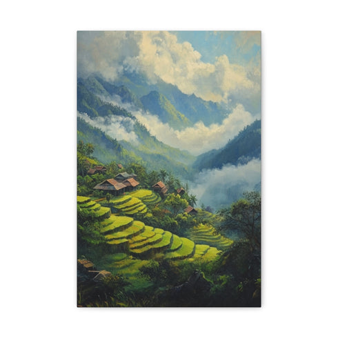 "Tranquil Sapa Countryside in Vietnam"