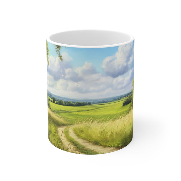 "Tranquil Tea: A Serene Mug"