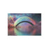 Transcendent Rainbow Bridge Planet Poster