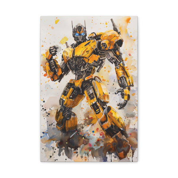 "Transforming Bumblebee: A Metallic Masterpiece"