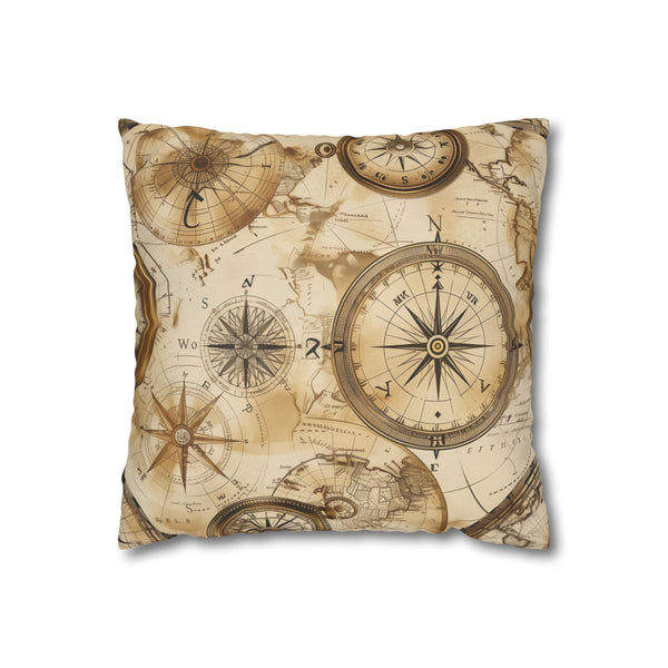 "Travel back in time with our Vintage Maps Pillowcase!"