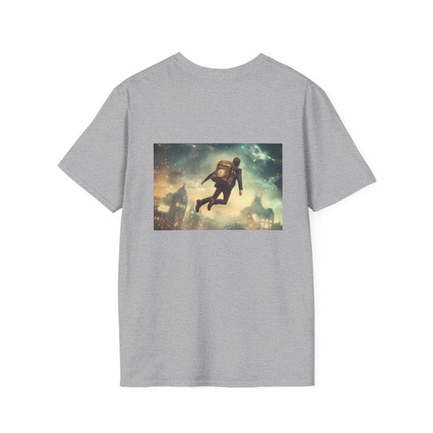 Traveler Floating Above Time T-Shirt