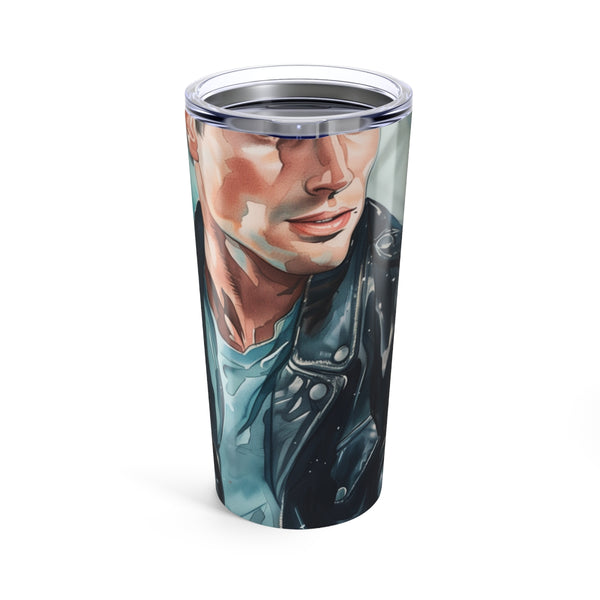Travolta Grease Watercolor Drinking Bottle
