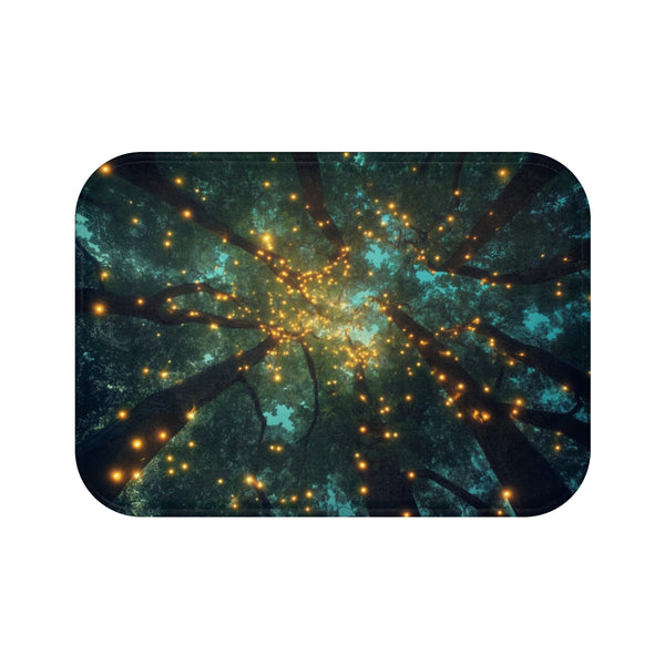 "Tree Canopy Glow Bath Mat"
