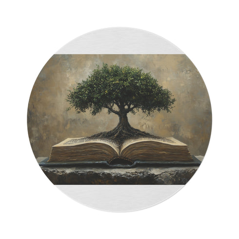 "Tree of Knowledge Round Rug"
