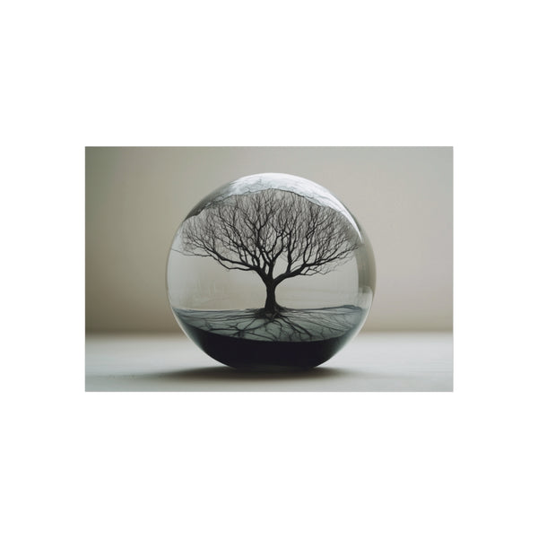 Tree of Life Glass Sphere