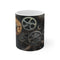 Tree Roots Gear Clock Coffee Mug
