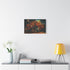 Tree with Planets Growing as Fruit — Stretched Canvas Wall Art — Living Room Wall Lifestyle View