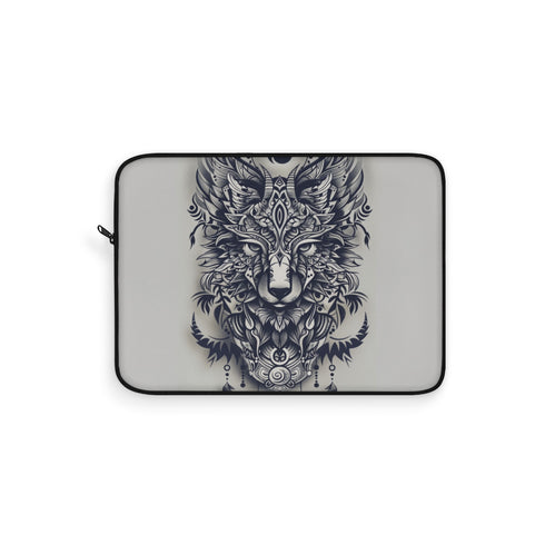 "Tribal Animal Totem Laptop Sleeve: Protect Your Tech in Style!"