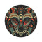 "Tribal Animal Totem Round Rug: Unleash Your Wild Side!"