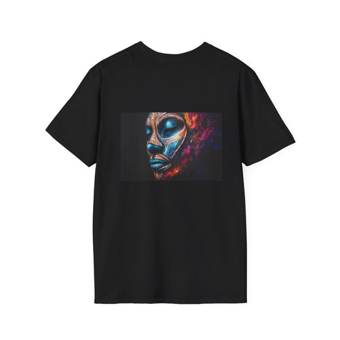 Tribal Mask Galaxy Transformation T-Shirt