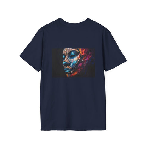 Tribal Mask Galaxy Transformation T-Shirt