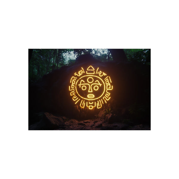 "Tribal Totem Illuminated Art Installation"