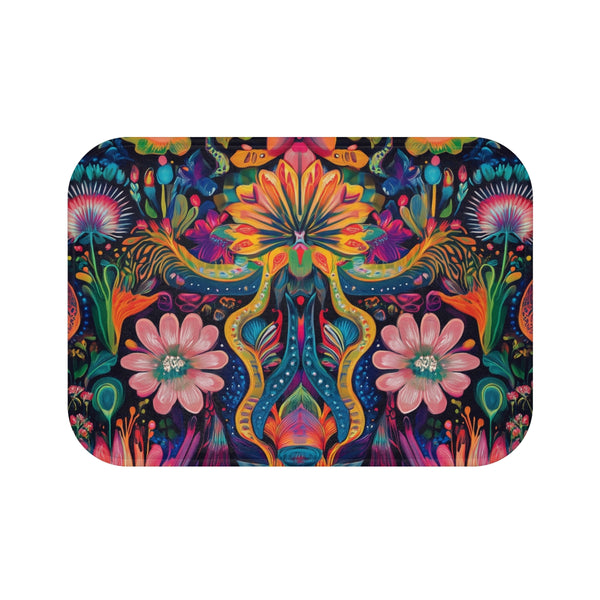 "Trippy Ayahuasca Dream Bath Mat"