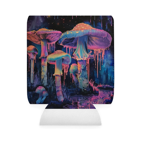 Trippy Mushroom Can Cooler