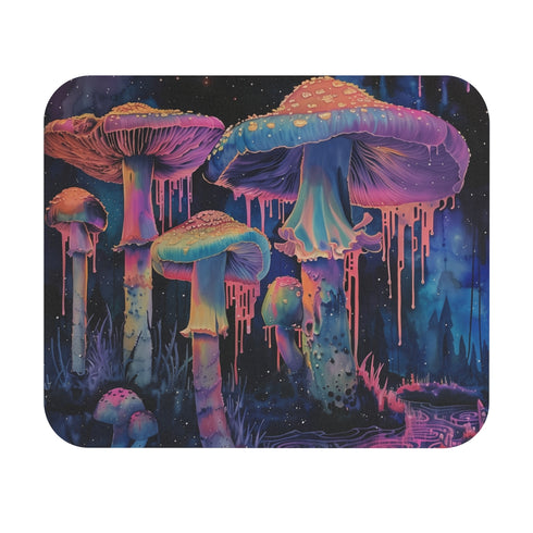 Trippy Mushroom Wonderland Mouse Pad