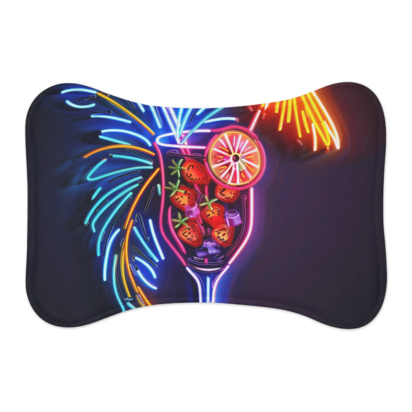 Tropical Cocktail Neon Pet Mat